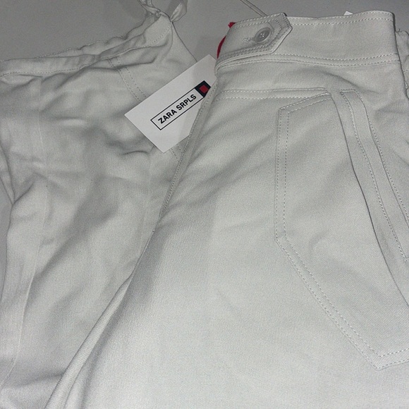 NWT ZARA SRPLS BLUE GRAY VISCOSE JOGGER JGGR PNT 10 size xs - Picture 7 of 10